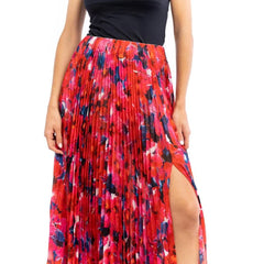 Patrizia Pepe Red Polyester Long Skirt - IT42