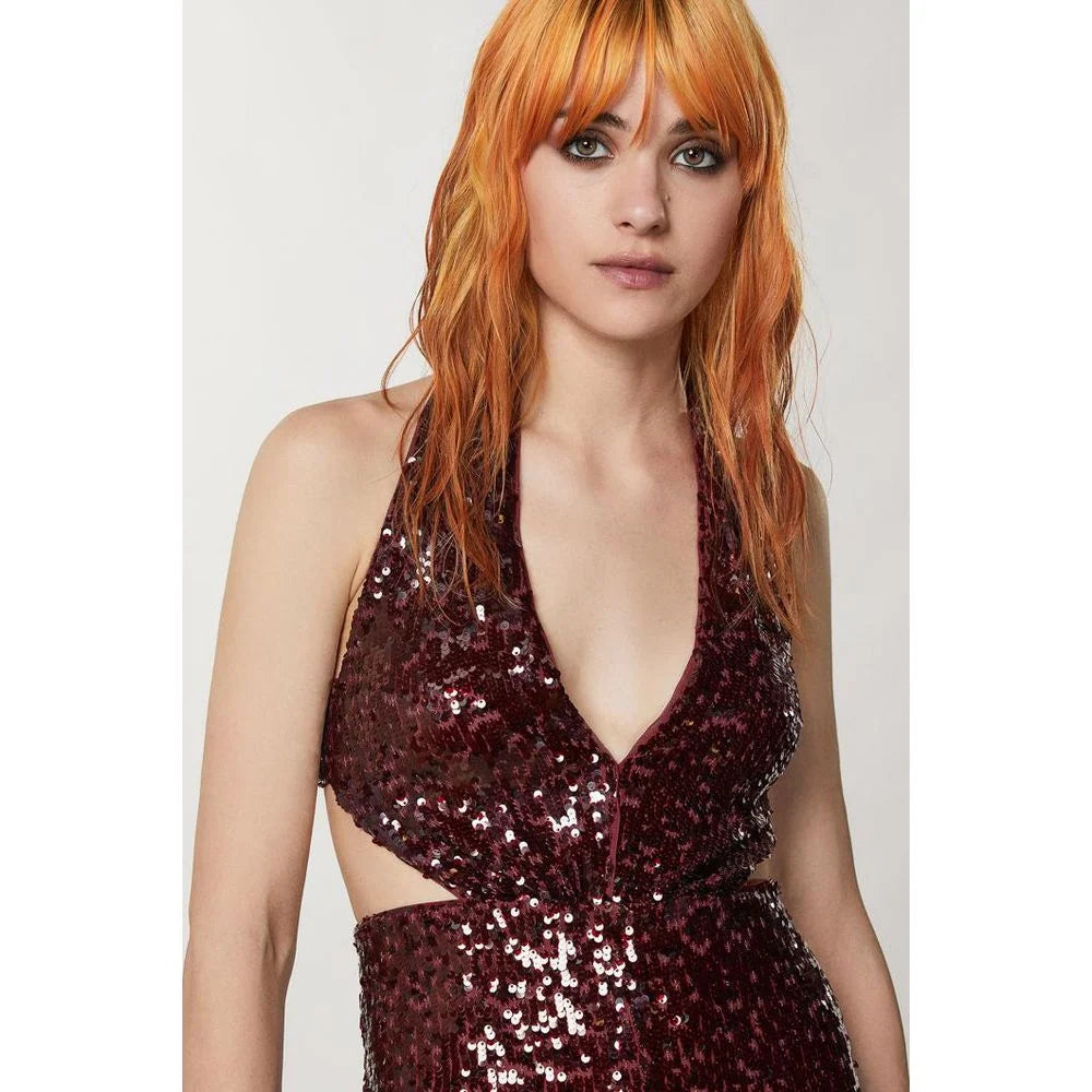 Patrizia Pepe Red Polyester Rompers