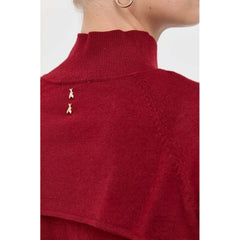 Patrizia Pepe Red Wool Sweatshirt