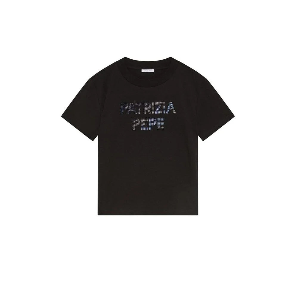 Patrizia Pepe White Cotton T-Shirt - XS