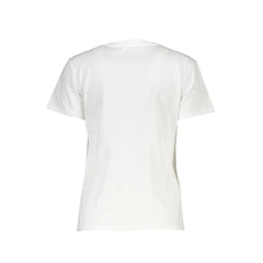 Patrizia Pepe White Cotton Women T-Shirt - T-Shirts