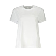 Patrizia Pepe White Cotton Women T-Shirt - T-Shirts