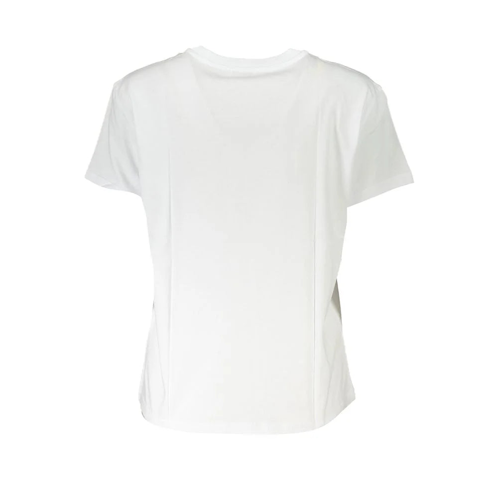 Patrizia Pepe White Cotton Women T-Shirt - T-Shirts