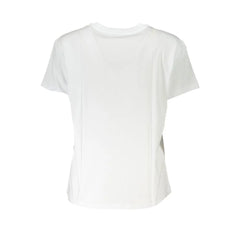 Patrizia Pepe White Cotton Women T-Shirt - T-Shirts