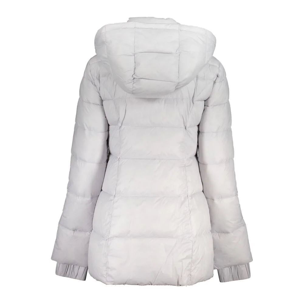 Patrizia Pepe White Polyamide Jackets & Coat - Puffer Jackets