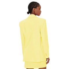 Patrizia Pepe Yellow Polyester Blazer - IT40|S - Coats & Jackets