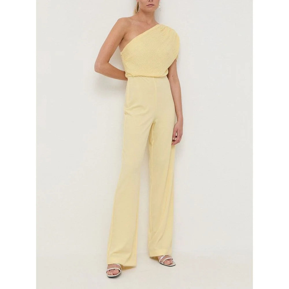 Patrizia Pepe Yellow Polyester Rompers