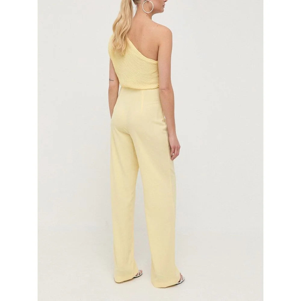 Patrizia Pepe Yellow Polyester Rompers