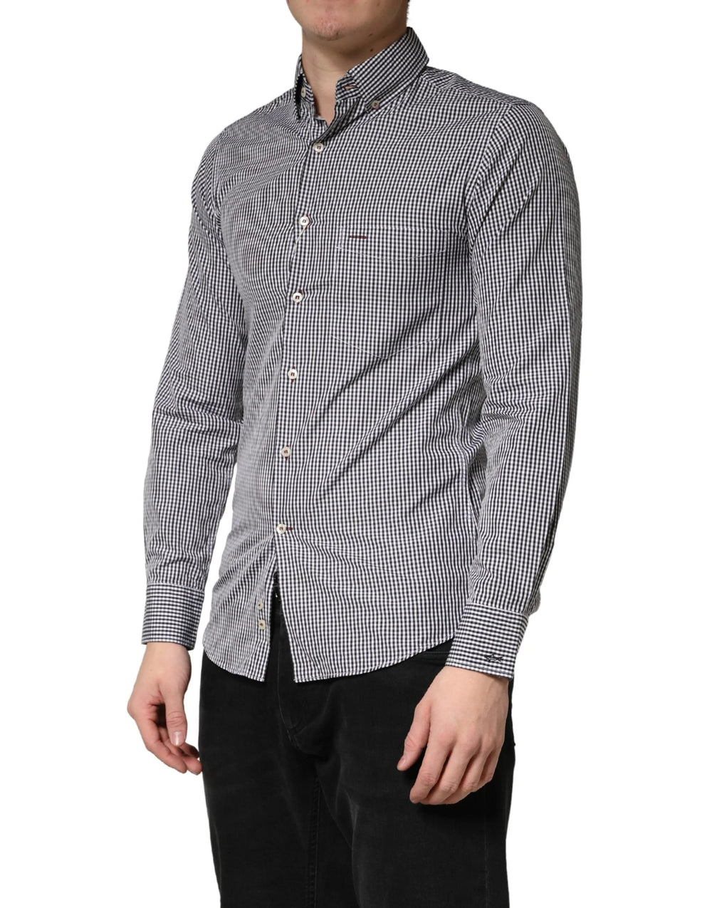 Paul & Shark Gray Cotton Long Sleeves Button Down Dress Shirt - IT38 | XS