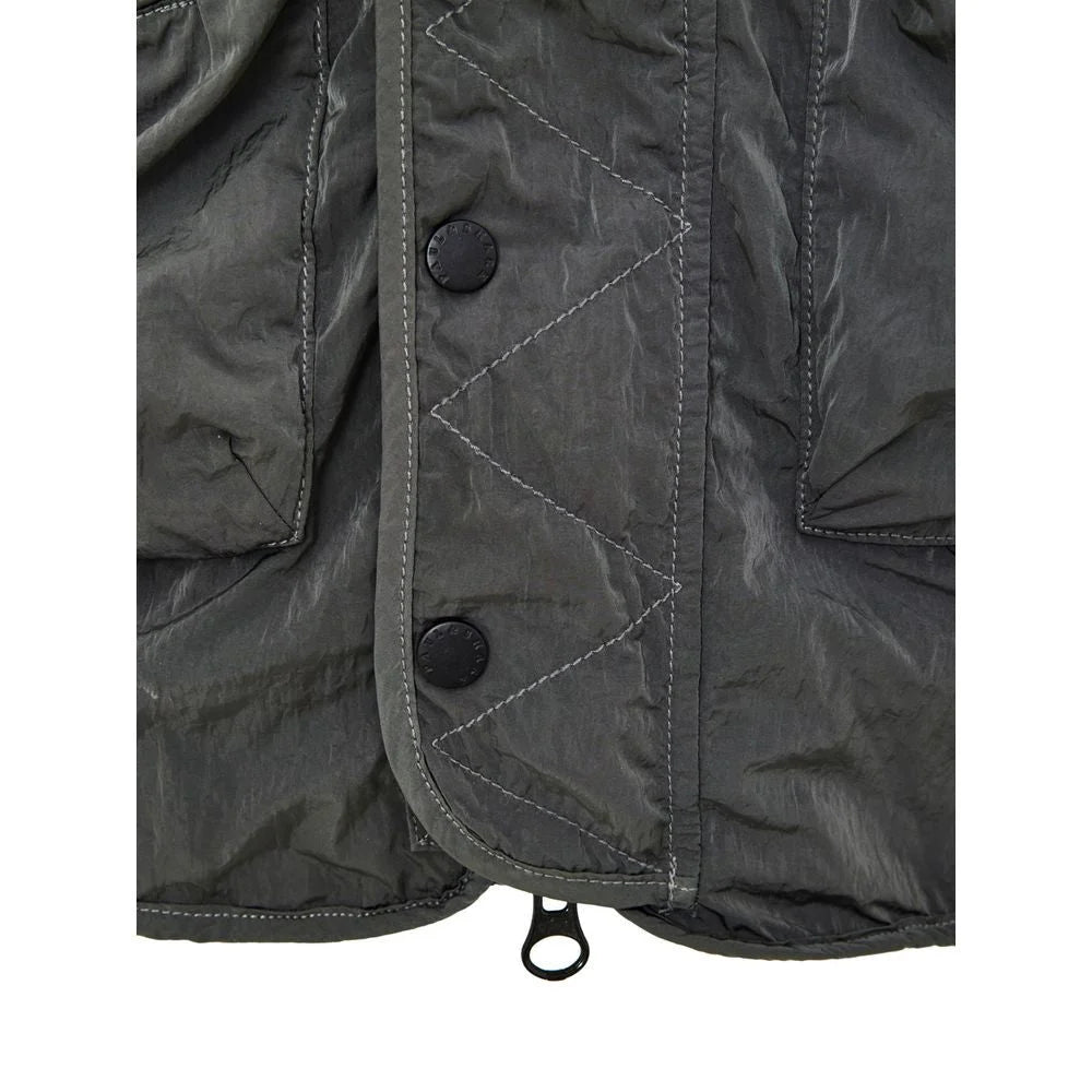 Paul & Shark Gray Polyester Sleveless Jacket - Vests