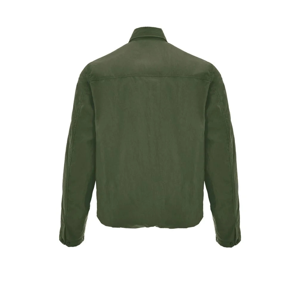 Paul & Shark Green Polyester Coat - M
