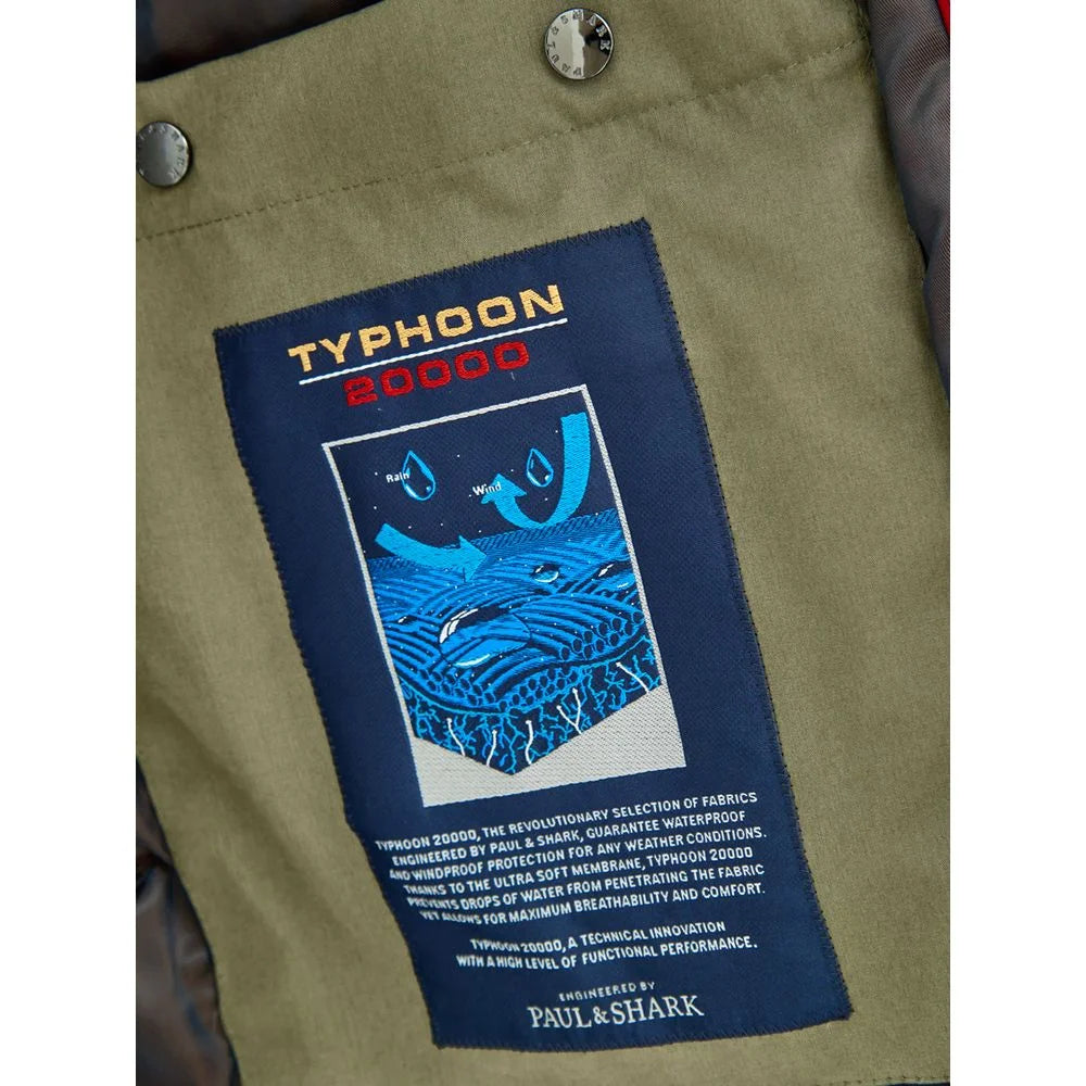 Paul & Shark Green Polyester Coat - XL