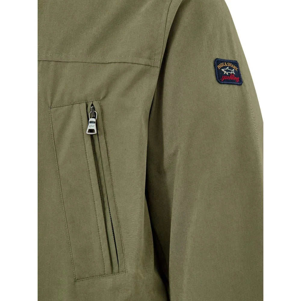 Paul & Shark Green Polyester Coat - XL
