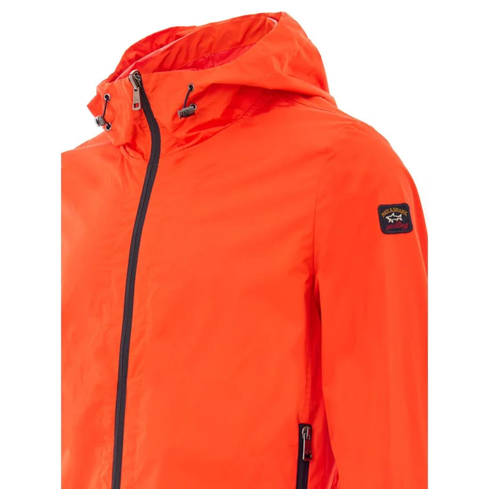 Paul & Shark Orange Polyester Shell Jacket - M