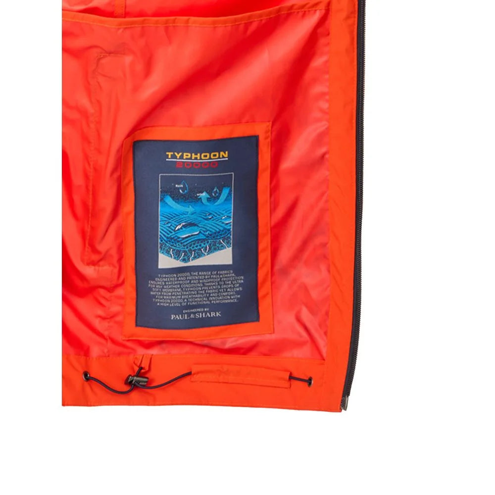 Paul & Shark Orange Polyester Shell Jacket - M