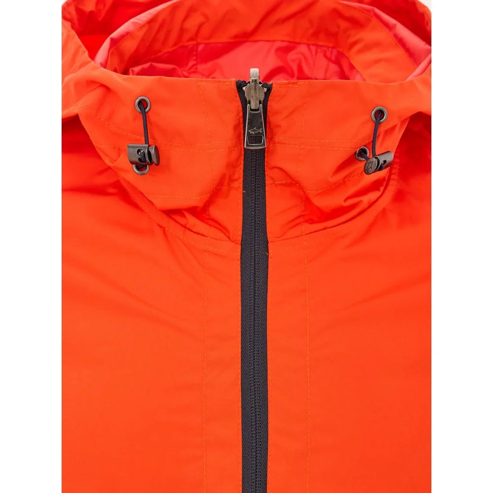 Paul & Shark Orange Polyester Shell Jacket - M