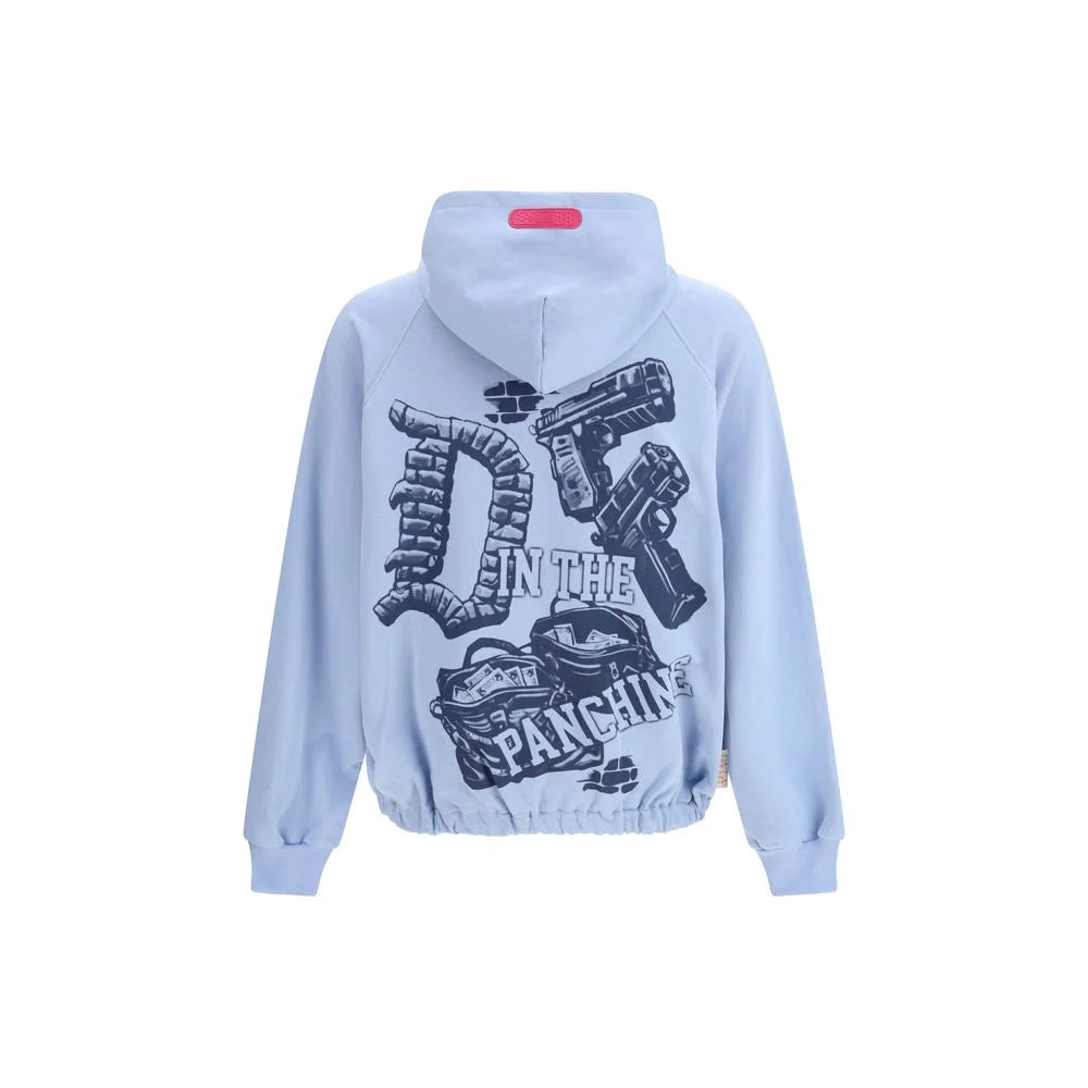 PDF Kanalblå sweatshirt i bomull