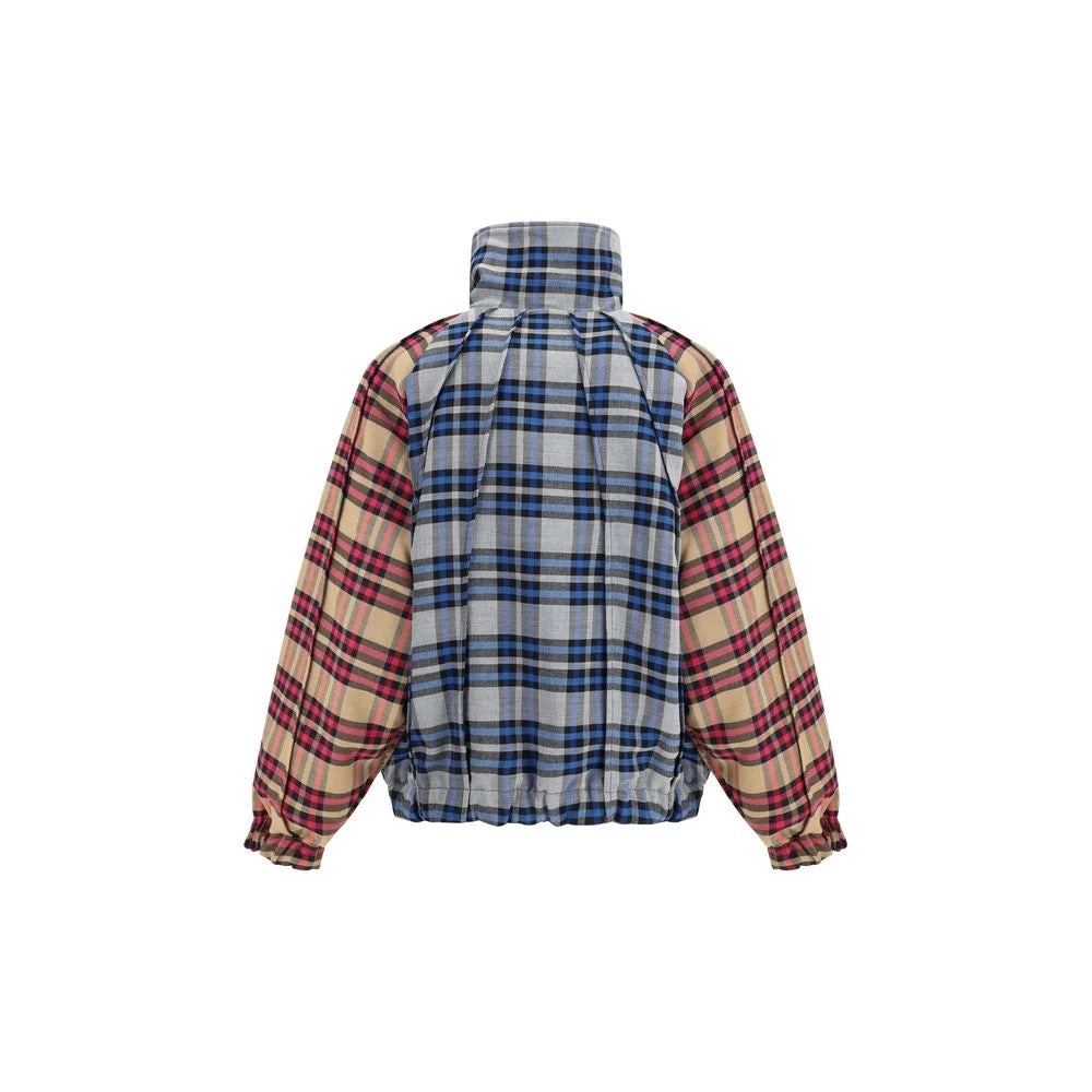 PDF Channel Federico patchwork check Jacket - L
