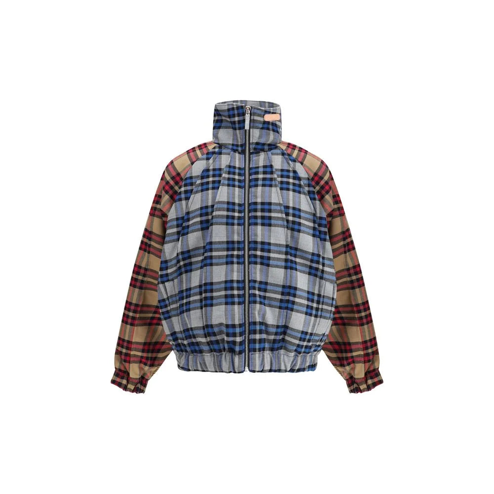 PDF Channel Federico patchwork check Jacket - L