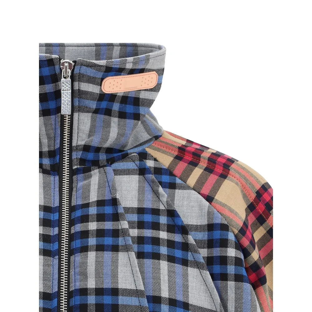 PDF Channel Federico patchwork check Jacket - L - Bomber Jackets