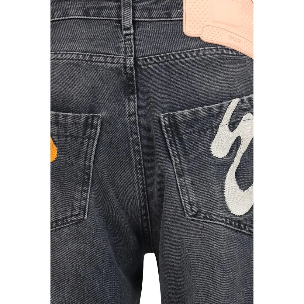 PDF Channel Gray Cotton Jeans Denim - W31