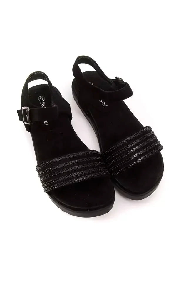 Péché Originel Black Textile Women Sandal - Sandals