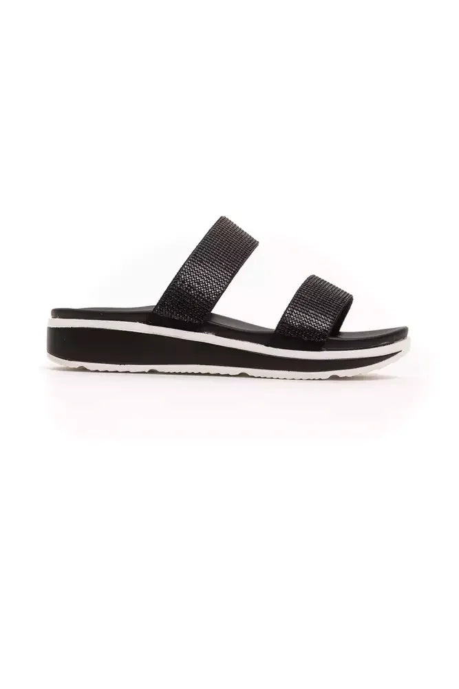 Péché Originel Black Textile Women Sandal - Sandals