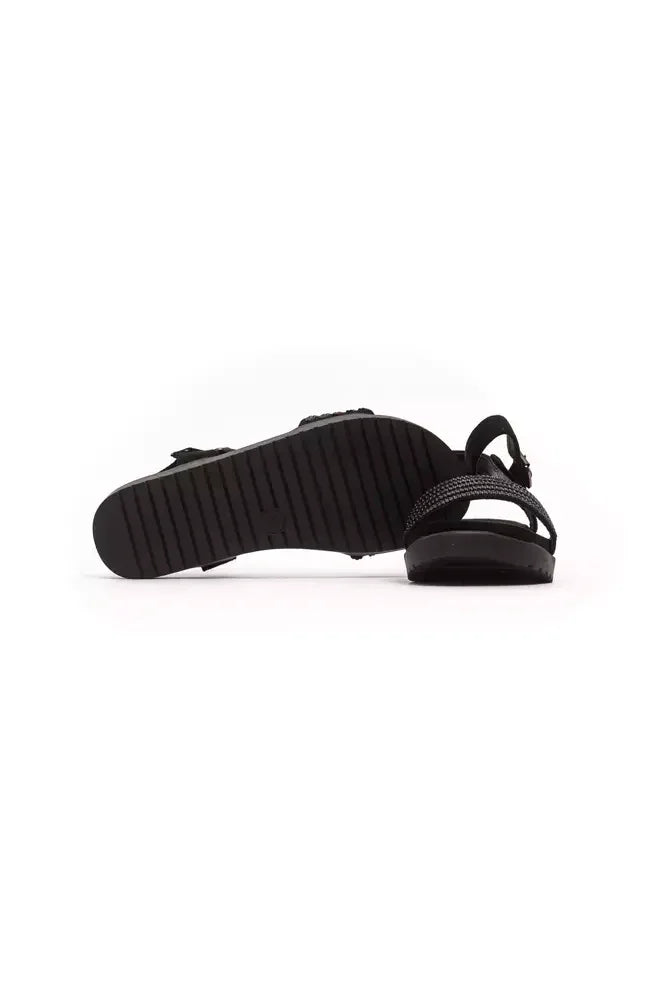 Péché Originel Black Textile Women Sandal - Sandals