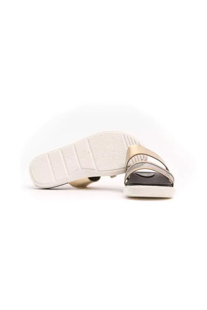 Péché Originel Gold Polyethylene Women Sandal - Sandals