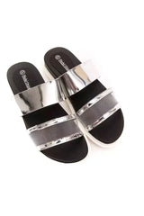 Péché Originel Silver Polyethylene Women Sandal - Sandals