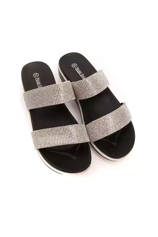 Péché Originel Silver Textile Women Sandal - Sandals