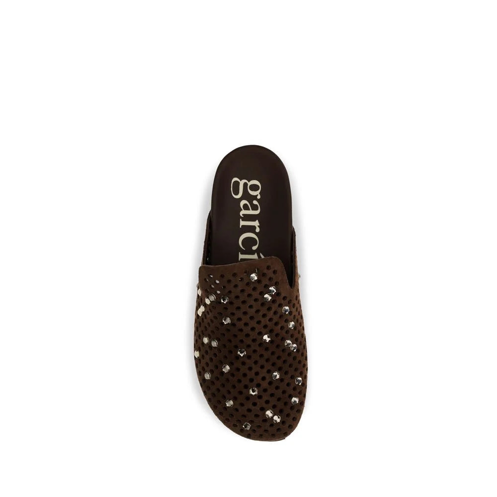 Pedro García Brown Calf Leather Bos Taurus Mules