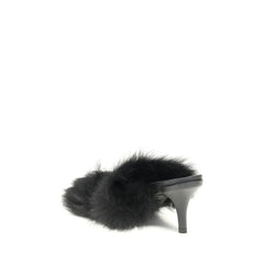 Pedro García Fur-trimmed mules Sandals - Sandals
