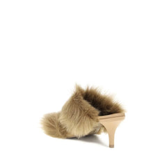 Pedro García Fur-trimmed mules Sandals - EU37/US7