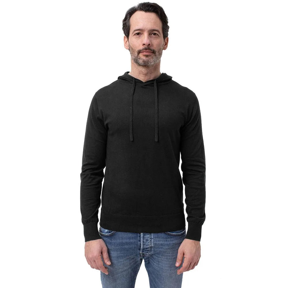 People Of Shibuya Black Cotton Men Hoodie - IT46 | S - Hoodies