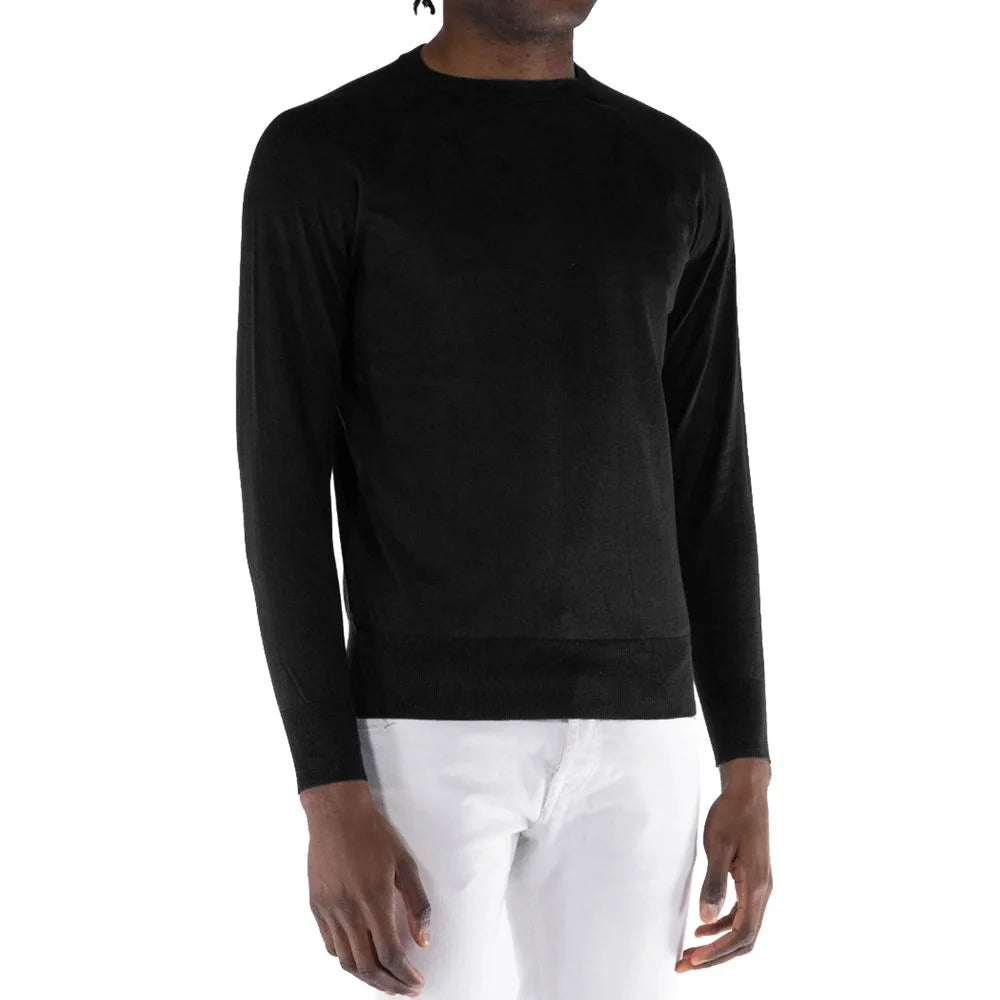 People Of Shibuya Black Cotton Sweater - IT46 | S - Sweaters