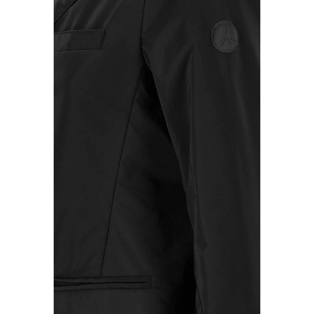 People Of Shibuya Black Polyester Jackets & Coat - Rain Coats