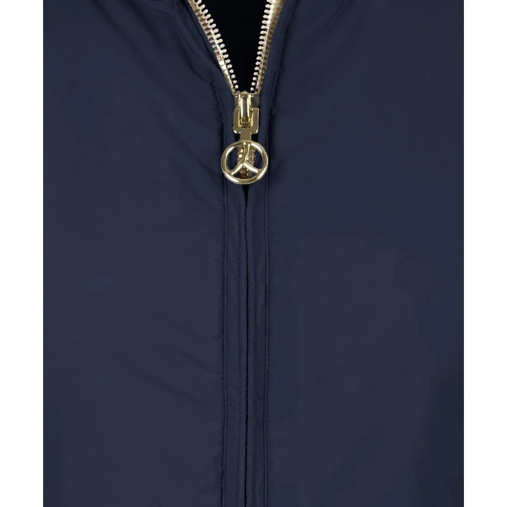 People Of Shibuya Blue Nylon Women Vest - Vests