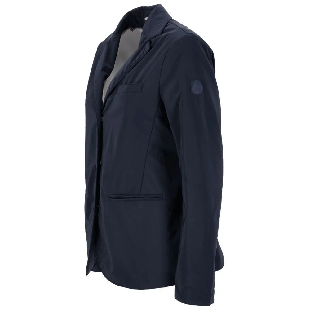 People Of Shibuya Blue Polyester Jackets & Coat - Rain Coats