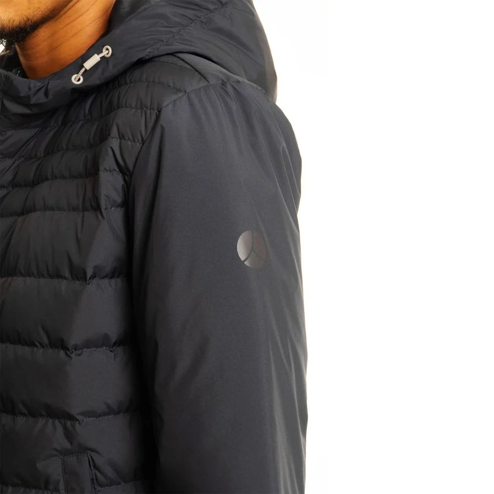 People Of Shibuya Blue Polyester Men Jacket - IT52 | XL - Puffer Jackets