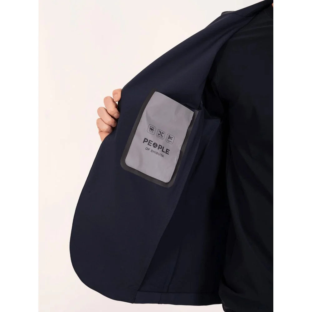 People Of Shibuya Blue Polyester Men’s Lightweight Jacket - IT54 | XXL - Sport Jackets