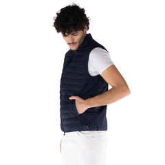 People Of Shibuya Blue Polyester Men’s Vest - Vests
