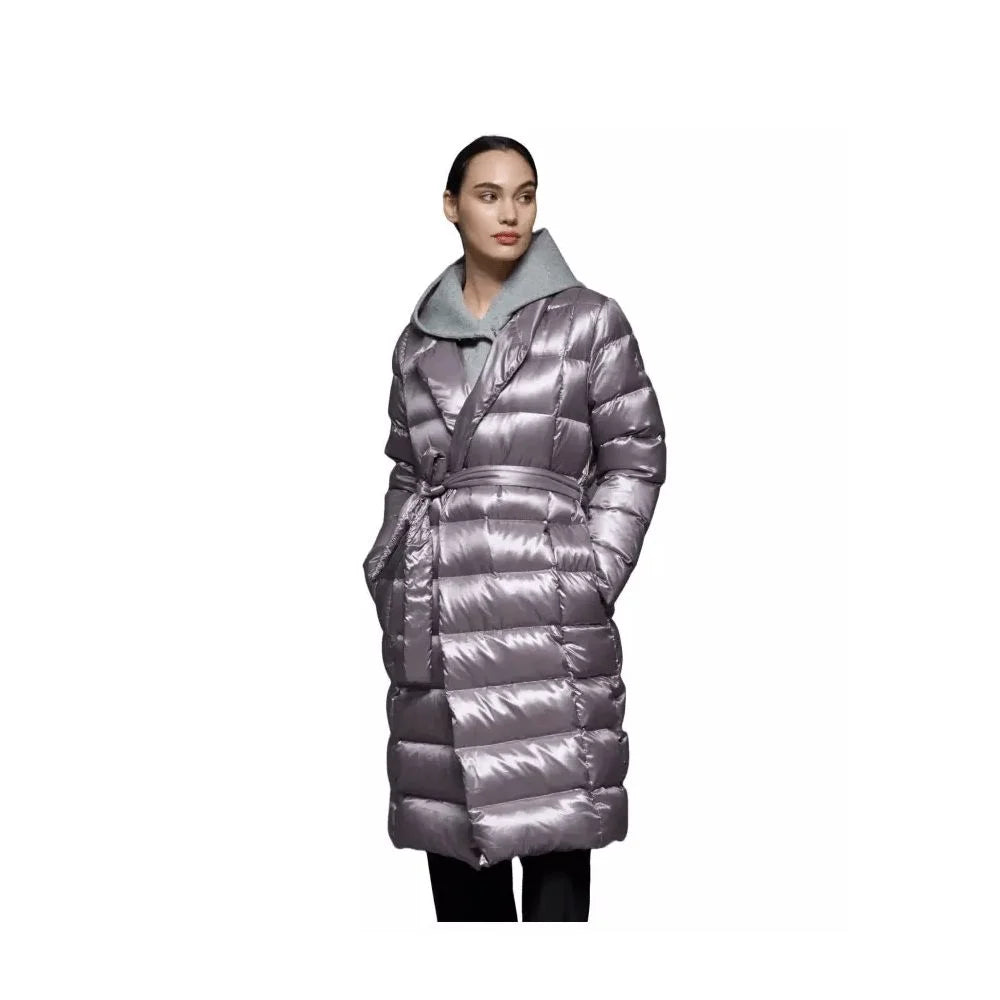 People Of Shibuya Gray Polyester Jackets & Coat - Puffer Jackets