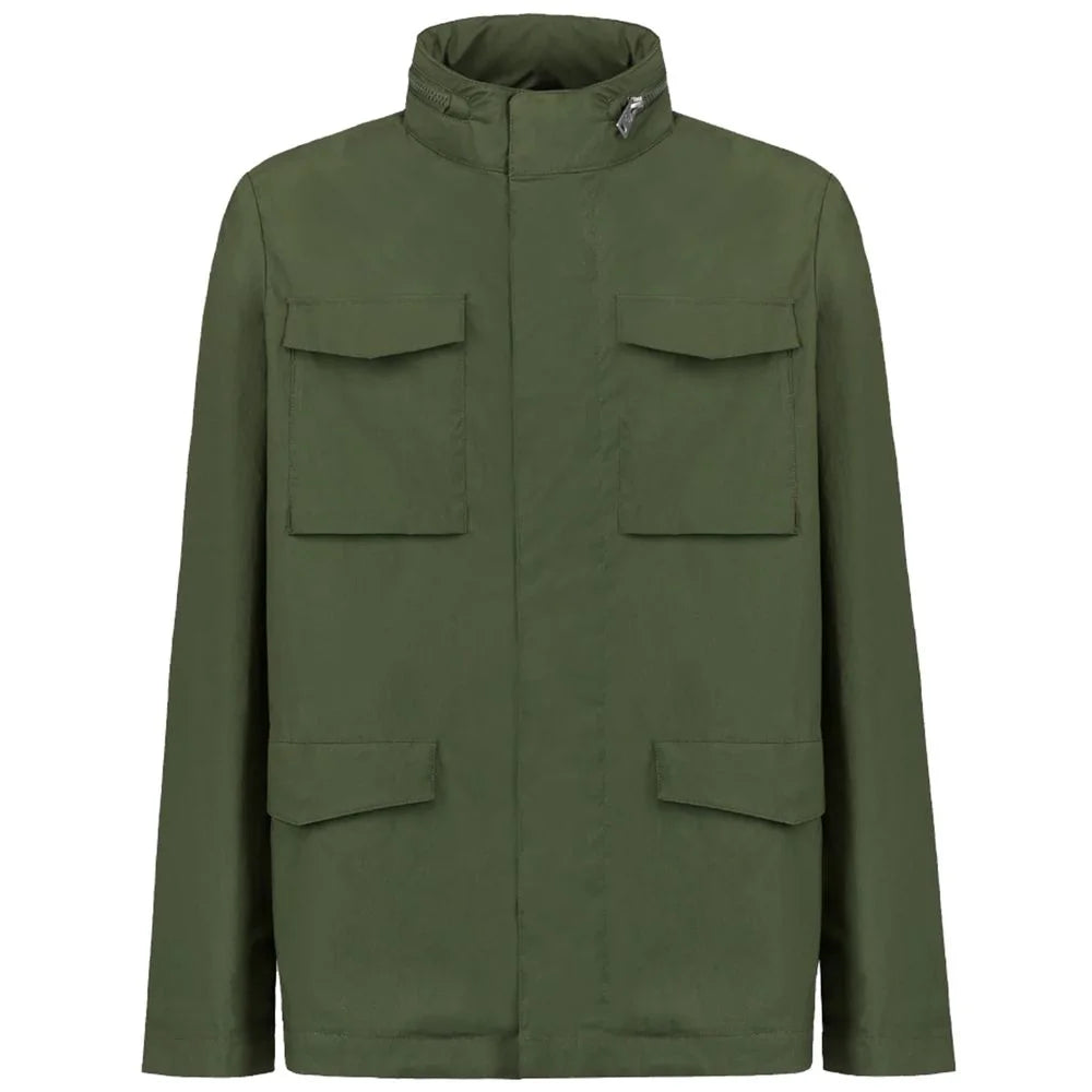 People Of Shibuya Green Cotton Men’s Jacket - Sport Jackets
