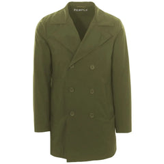 People Of Shibuya Green Recycled Polyester Men Trench Coat - Trench Coats