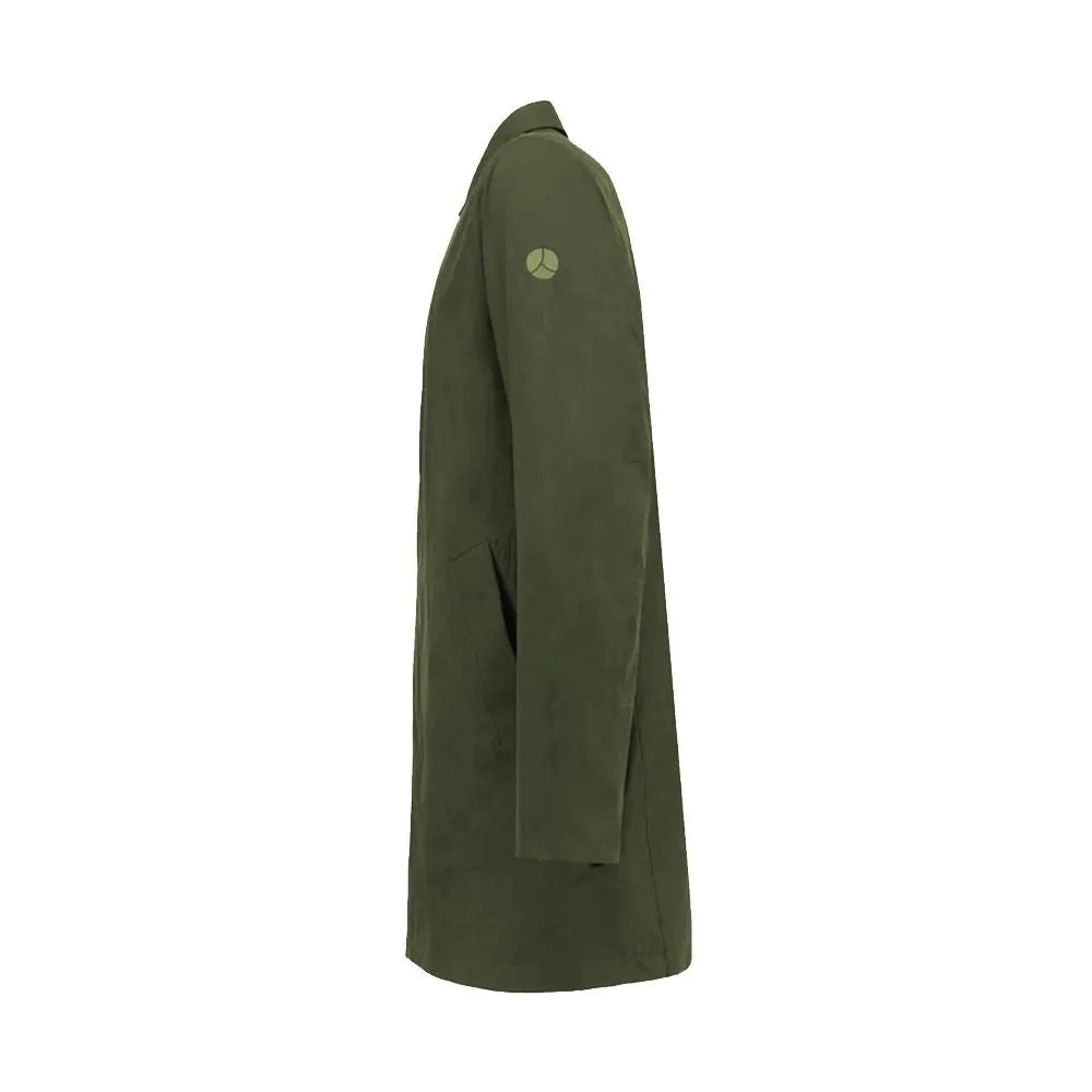 People Of Shibuya Green Recycled Polyester Men’s Trench Coat - Trench Coats