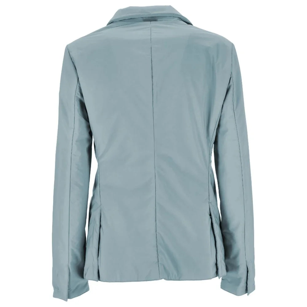 People Of Shibuya Light Blue Polyester Women Jacket - Sport Jackets