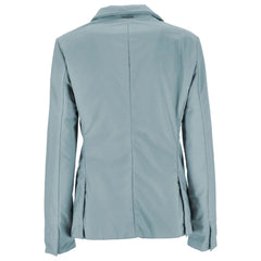 People Of Shibuya Light Blue Polyester Women Jacket - Sport Jackets