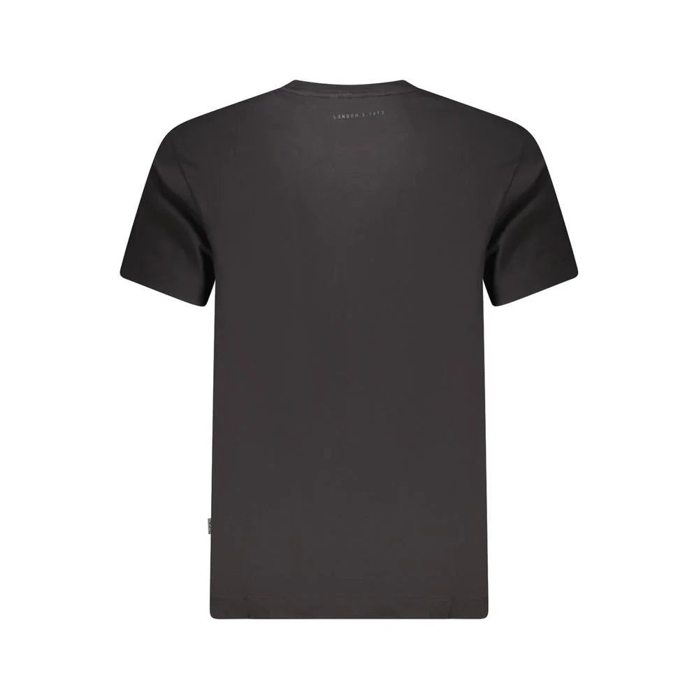 Pepe Jeans Black Cotton Men T-Shirt - S - T-Shirts