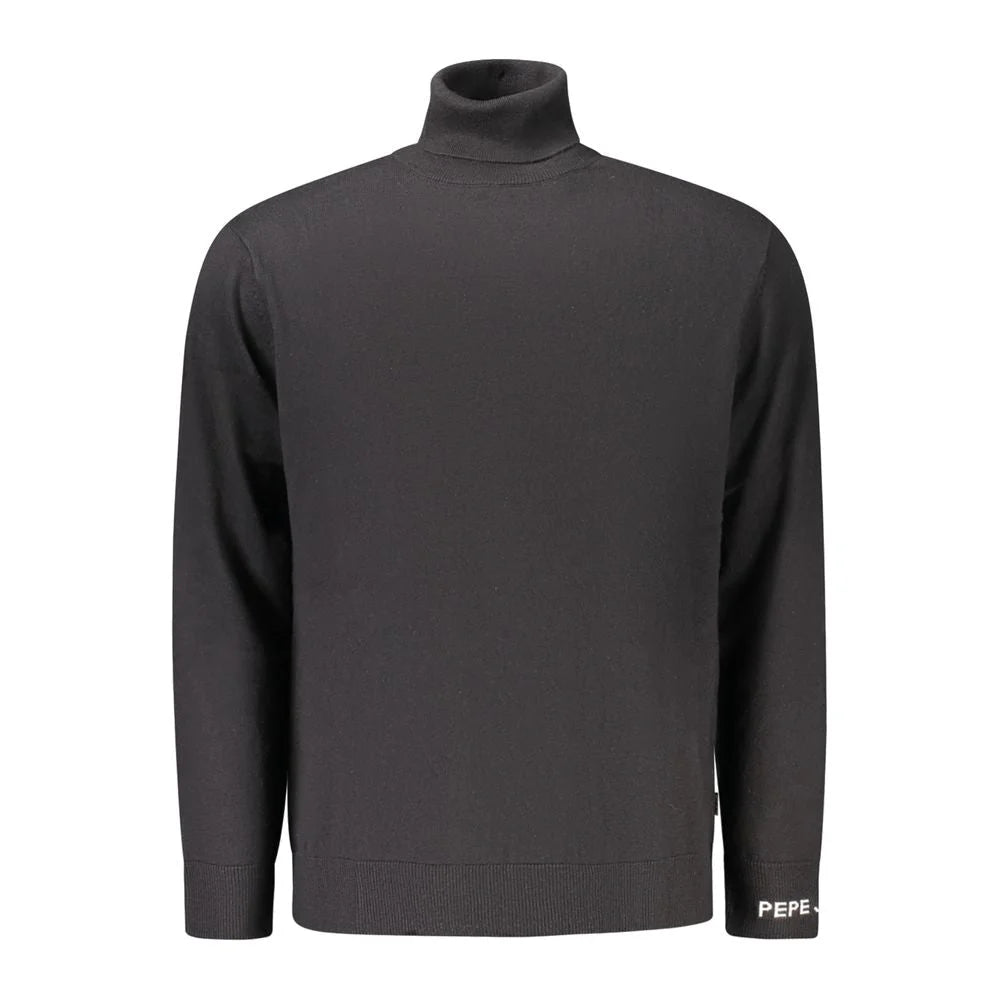 Pepe Jeans Black Cotton Sweater